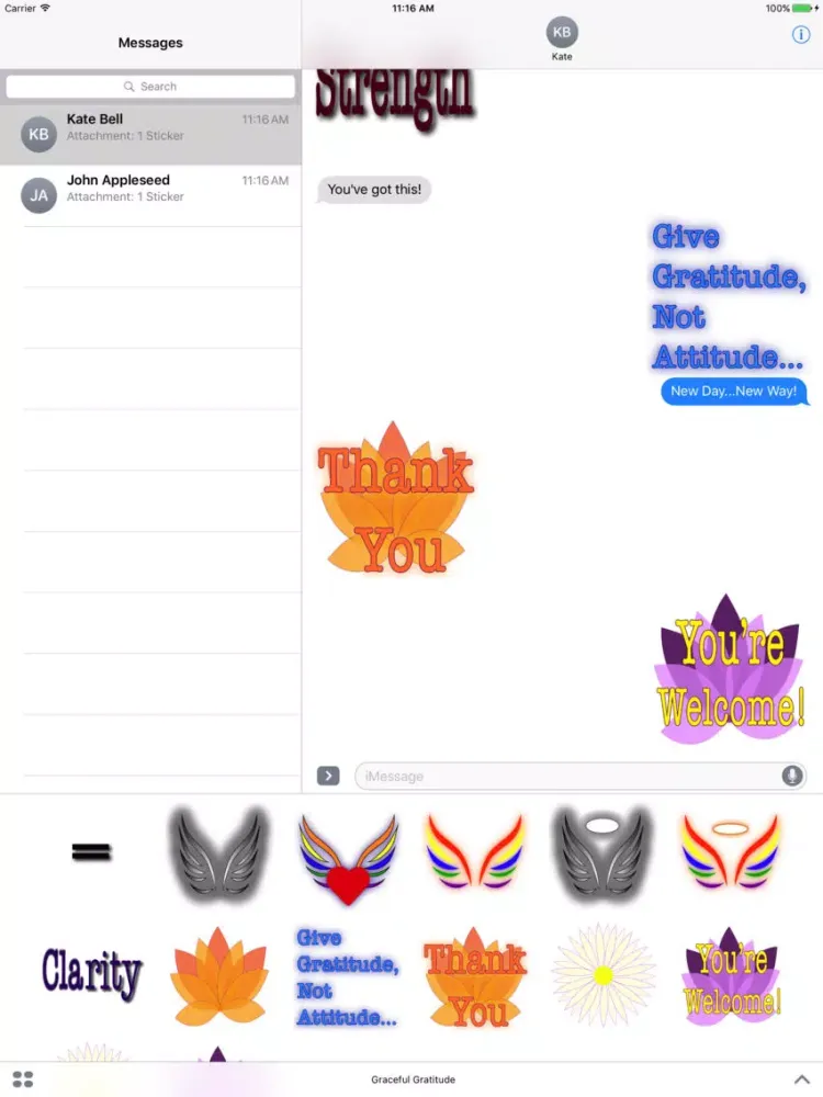 Graceful Gratitude iPad  Screenshots