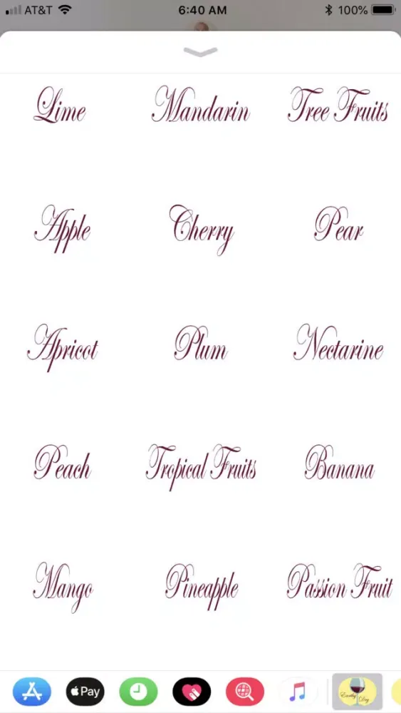 Capturas de pantalla de Wine Tasting Terminology