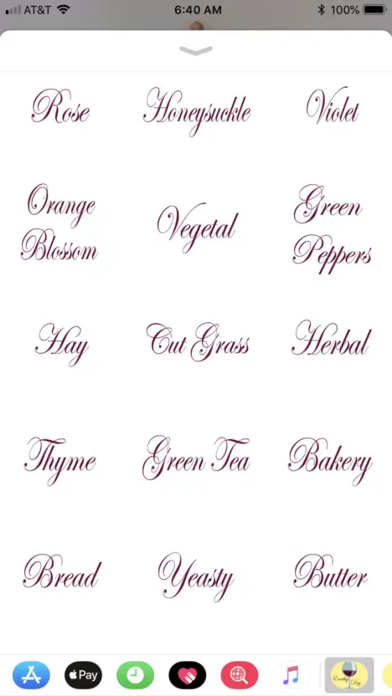 Capturas de pantalla de Wine Tasting Terminology