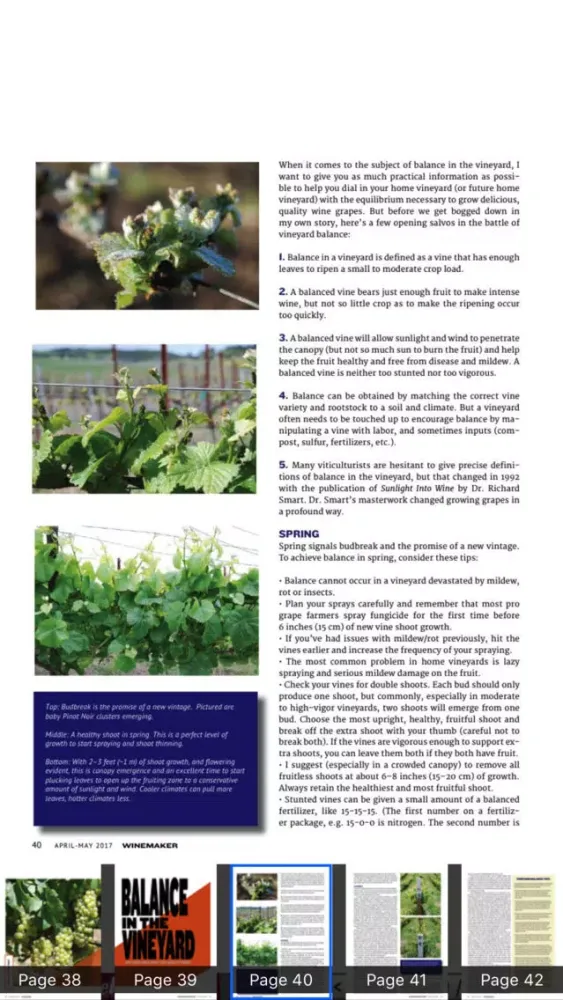 ภาพหน้าจอของ WineMaker Magazine