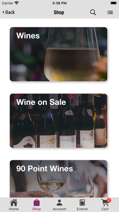 Tangkapan layar Wines & More Mansfield