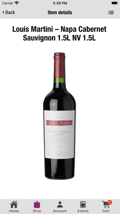 Tangkapan layar Wines & More Mansfield
