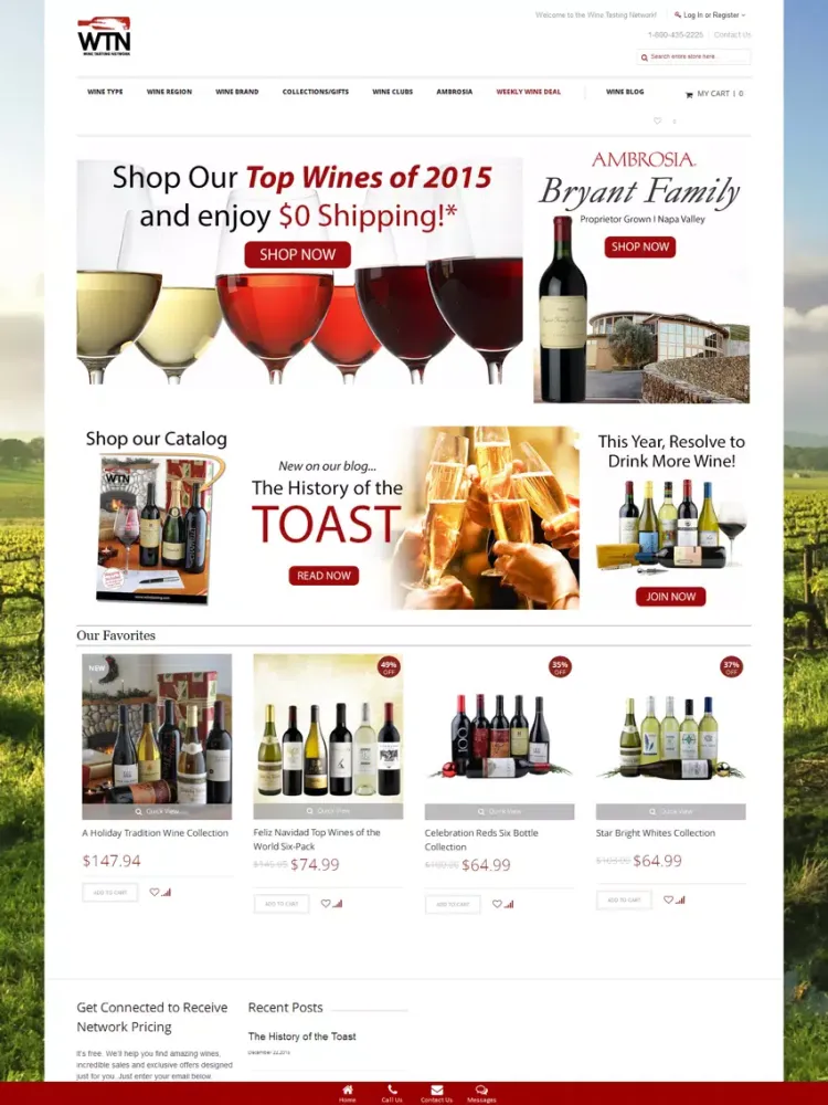 Capturas de pantalla de Wine Tasting Network WTN iPad 