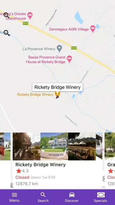Capturas de tela do Cape Winelands