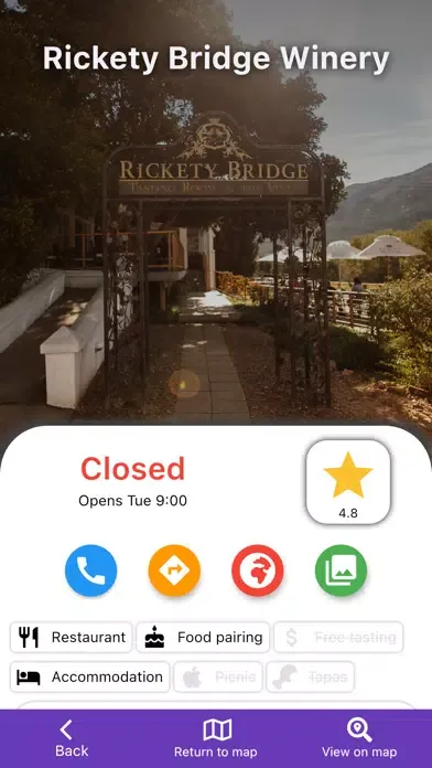 Capturas de tela do Cape Winelands
