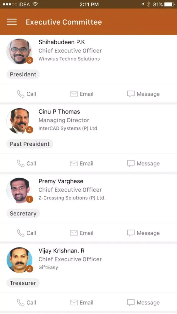 Vijayee Bhava Alumni Directory应用截图