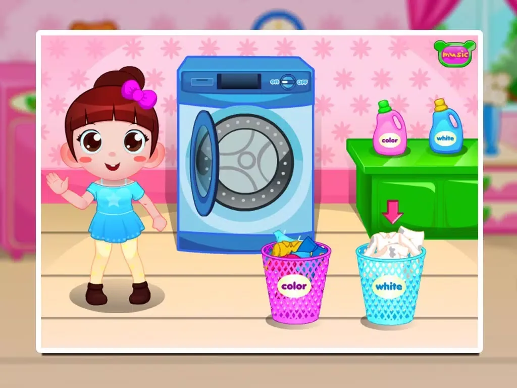 Cleaning Bedroom iPad  स्क्रीनशॉट
