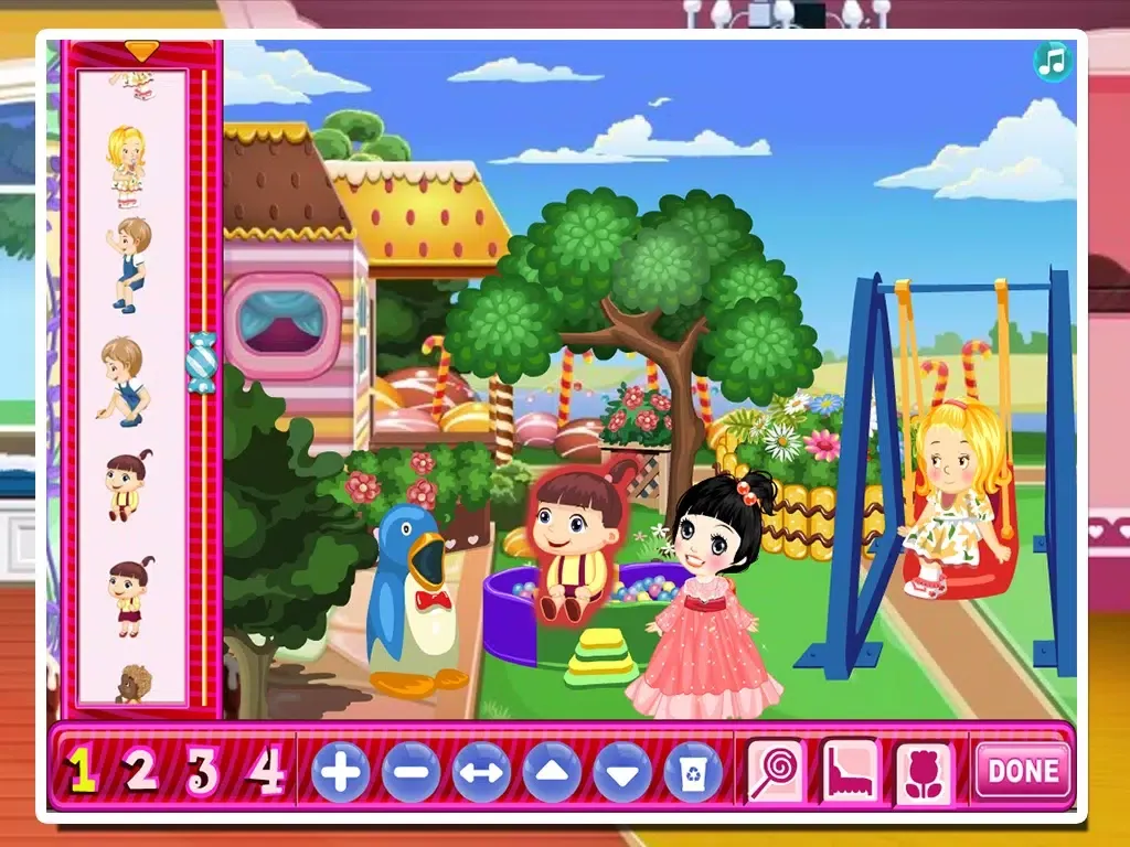 Decoration candy house iPad  Screenshots