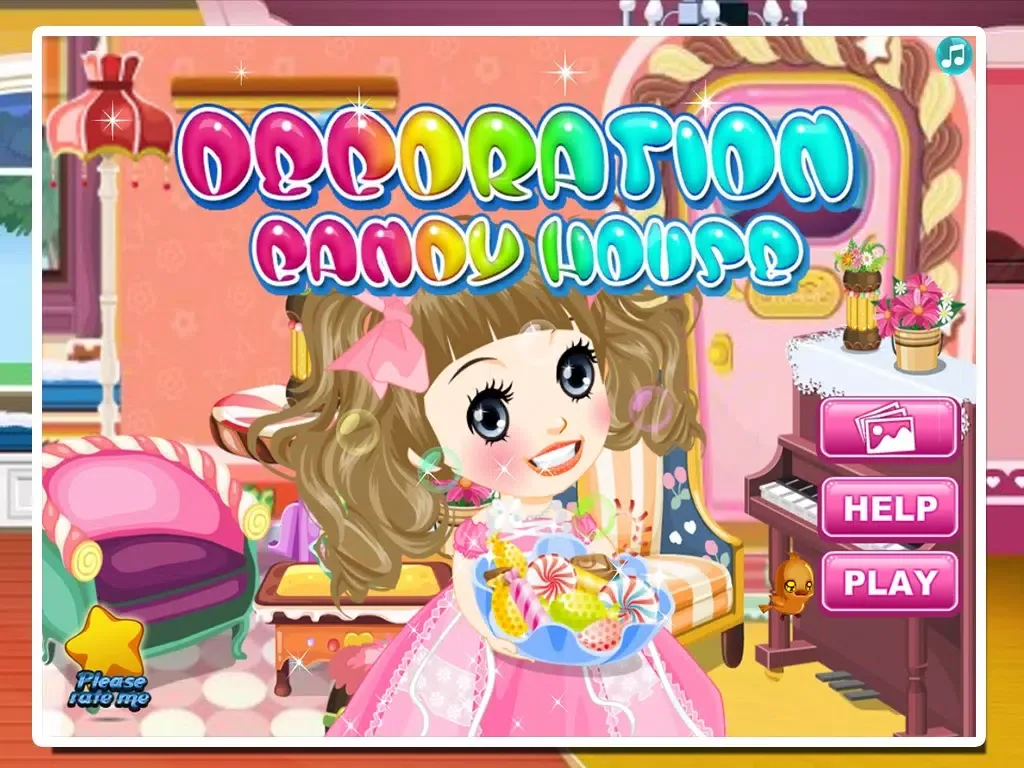 Decoration candy house iPad  Screenshots