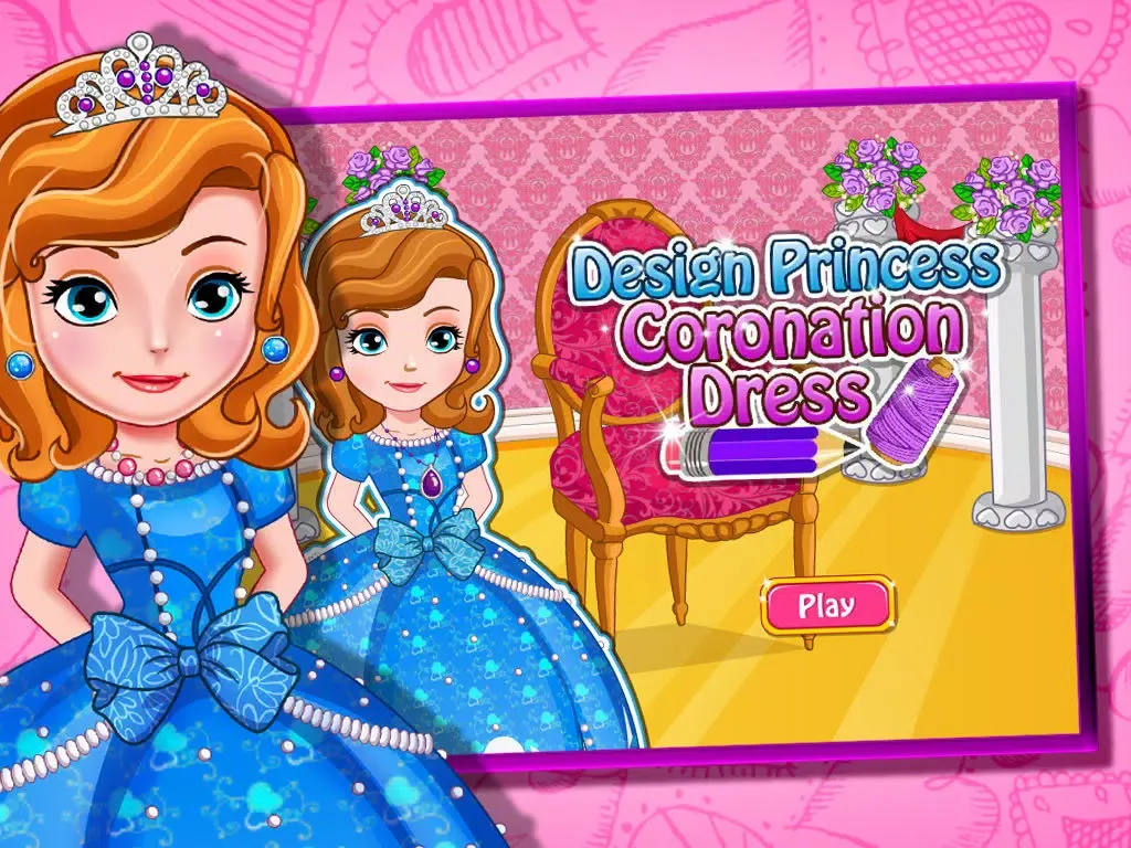 تصاویر Design princess coronation dress iPad 