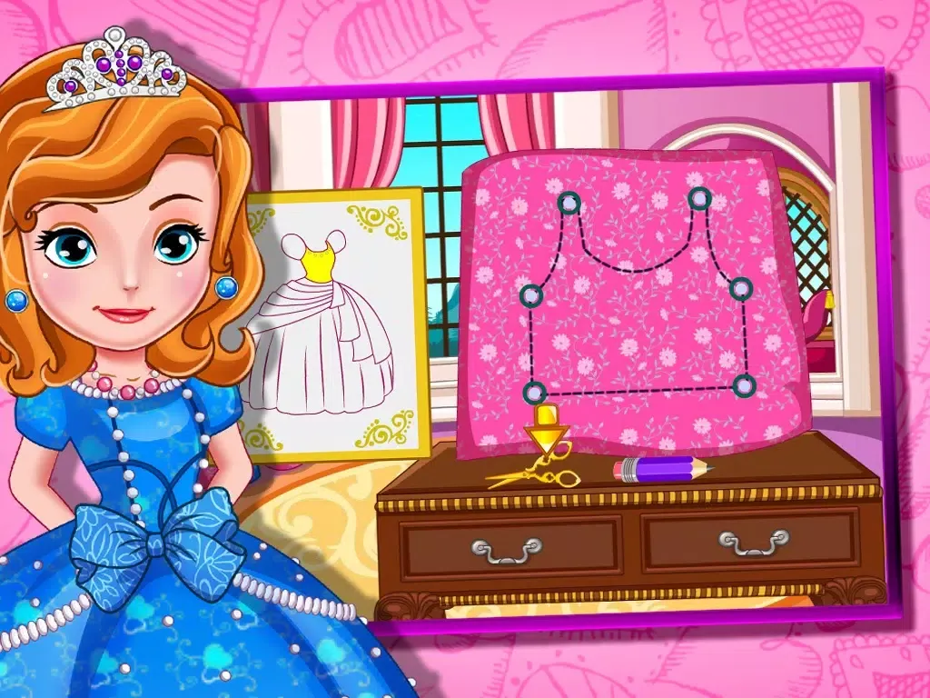 تصاویر Design princess coronation dress iPad 