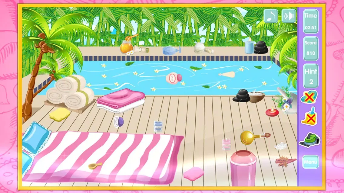Capturas de tela do Princess Cleanup game ^0^