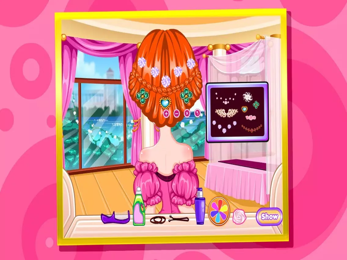 special hairstyles-girl games iPad  سکرین شاٹس