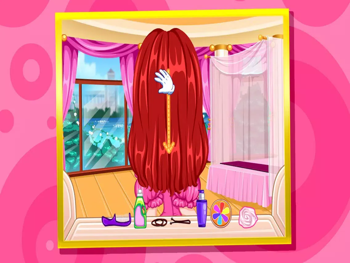 special hairstyles-girl games iPad  سکرین شاٹس