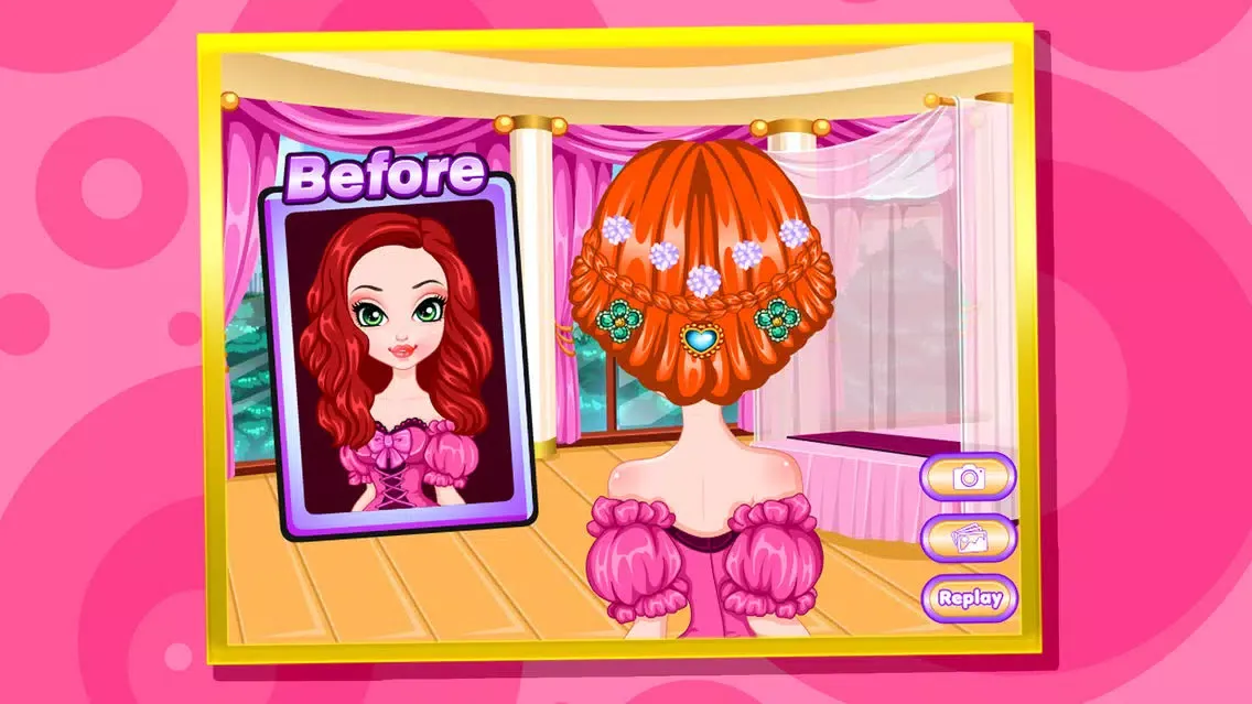 special hairstyles-girl games سکرین شاٹس
