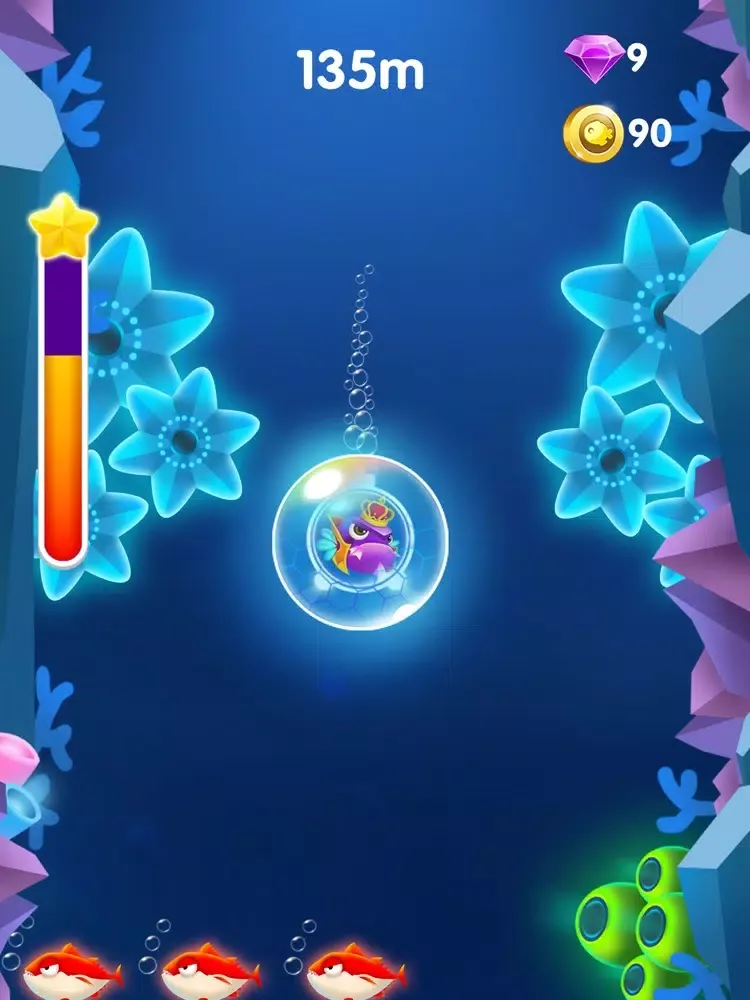 Capturas de pantalla de Pretty Fish Rush iPad 