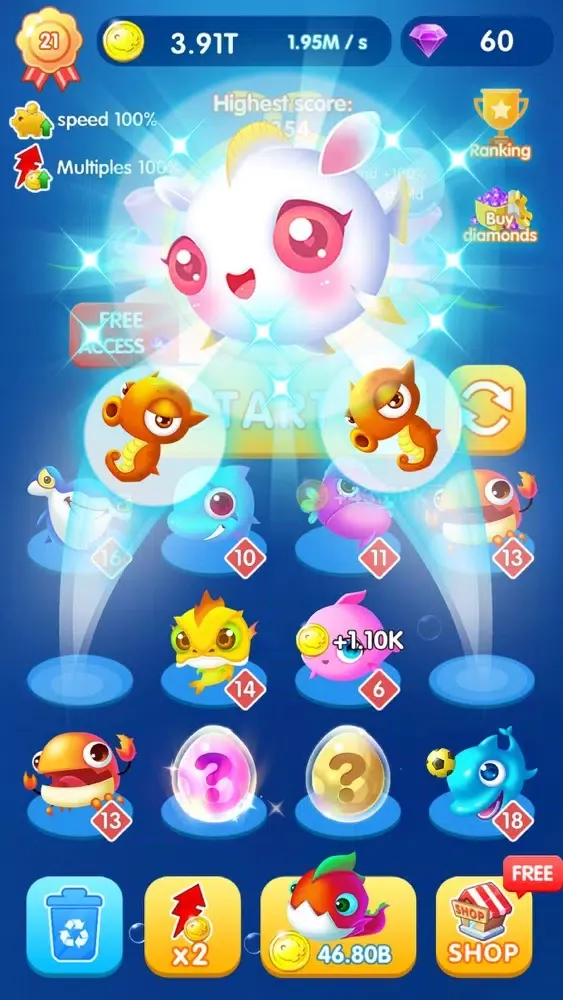 Capturas de pantalla de Pretty Fish Rush