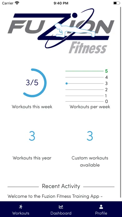 Capturas de pantalla de Fuzion Fitness Training