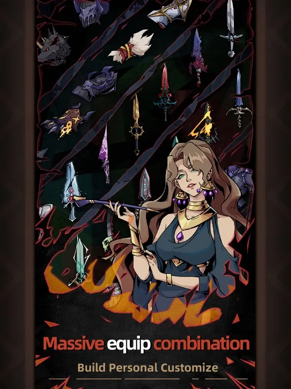 Ảnh chụp màn hình của Legend of Hunters iPad