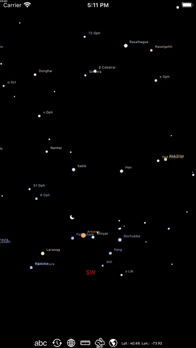 Ảnh chụp màn hình của AstrolabeNav