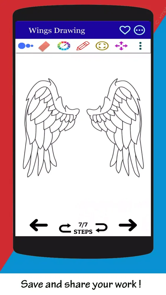 Tangkapan skrin How to Draw Wings