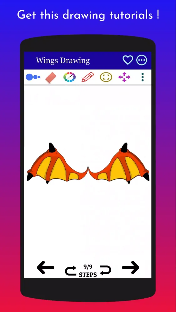 Tangkapan skrin How to Draw Wings
