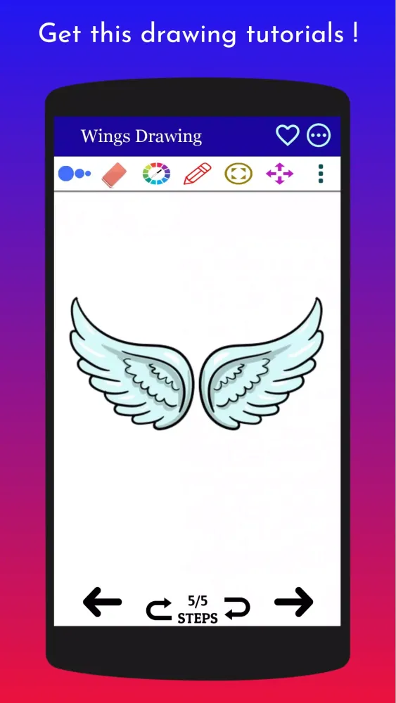 Tangkapan skrin How to Draw Wings