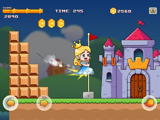 Capturas de pantalla de Super Princess Adventure World iPad 