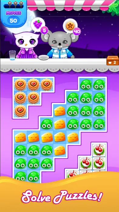 Capturas de tela do Candy Sweet: Match 3 Games