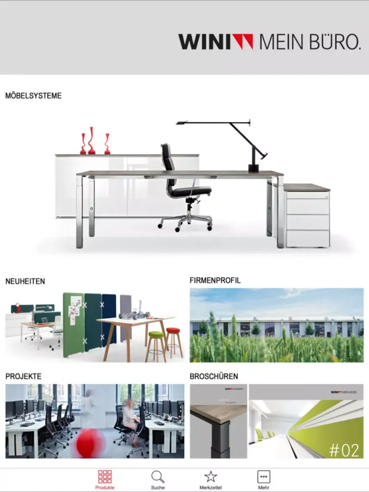 ภาพหน้าจอของ WINI. Mein Büro. iPad 