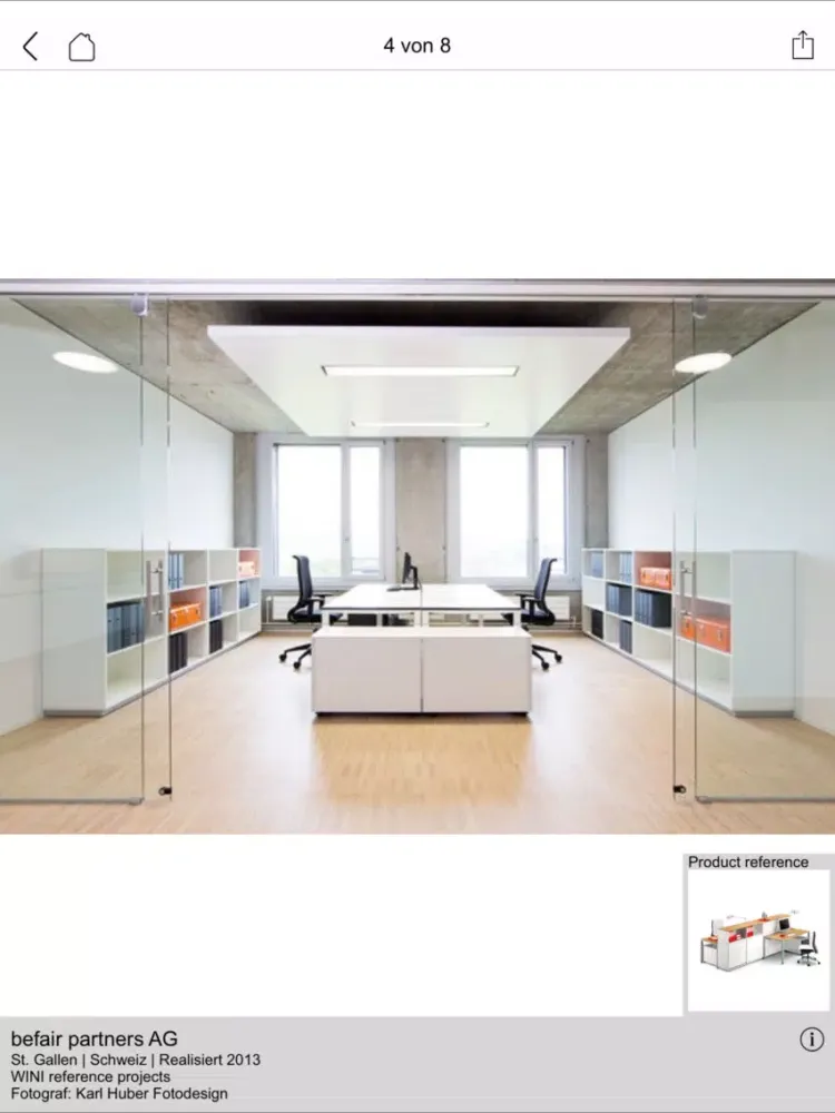 ภาพหน้าจอของ WINI. Mein Büro. iPad 
