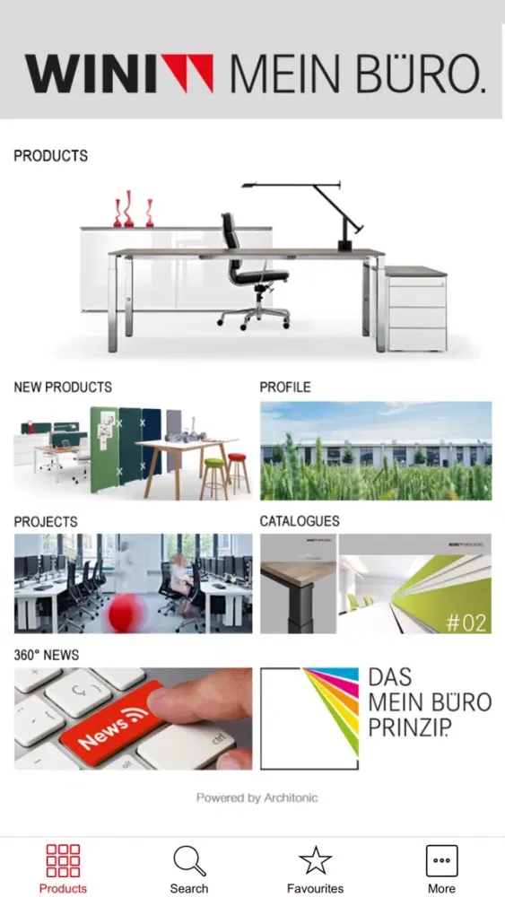 ภาพหน้าจอของ WINI. Mein Büro.