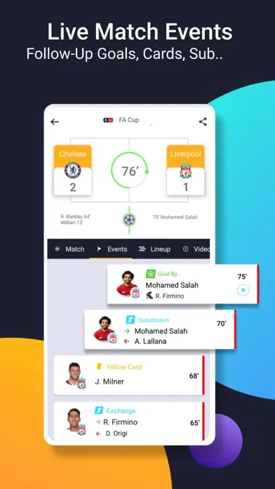 mobiSCORE Today Match Table 스크린샷