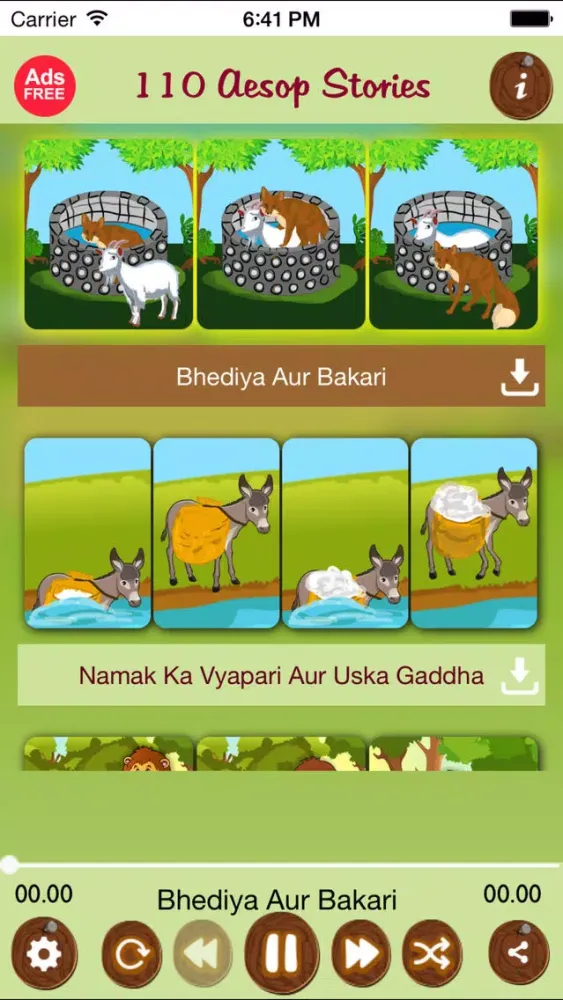 Tangkapan layar 110 Aesop Stories