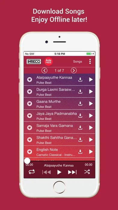 200 Carnatic Instrumentals स्क्रीनशॉट