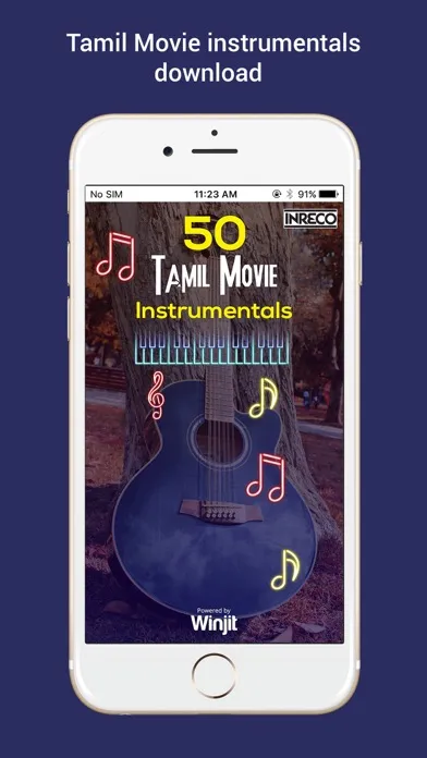 Captures d'écran de 50 Tamil Movie Instrumentals