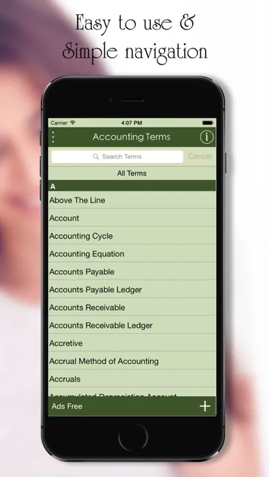 Accounting terms - Accounting dictionary now at your fingertips! Screenshots