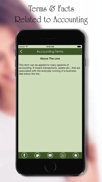 Accounting terms - Accounting dictionary now at your fingertips! Screenshots