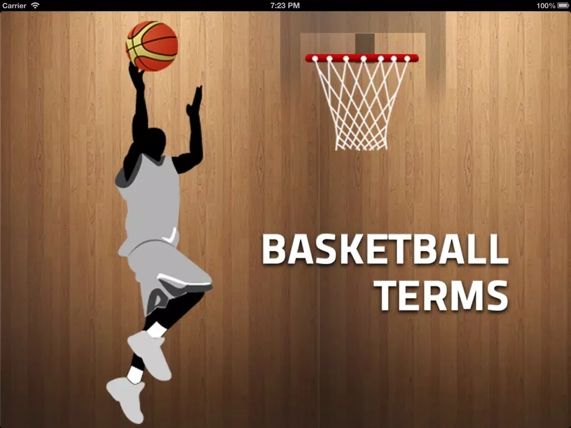 Tangkapan layar Basketball Term iPad 