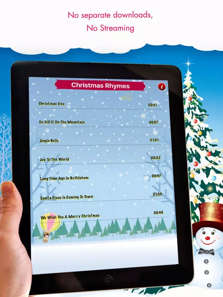 Christmas Rhymes iPad 應用截圖