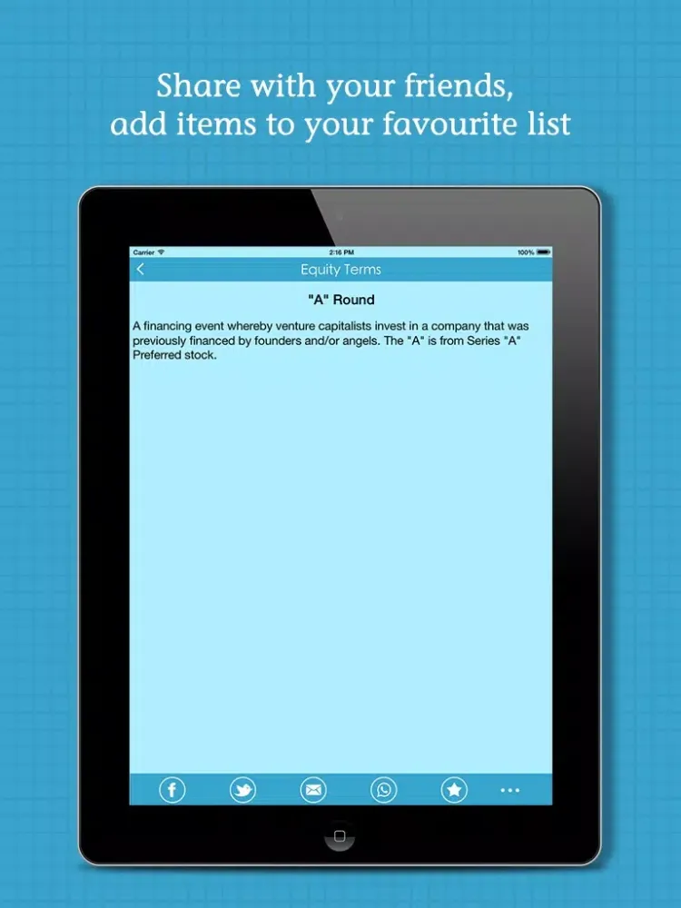 صور Equity Terms iPad 