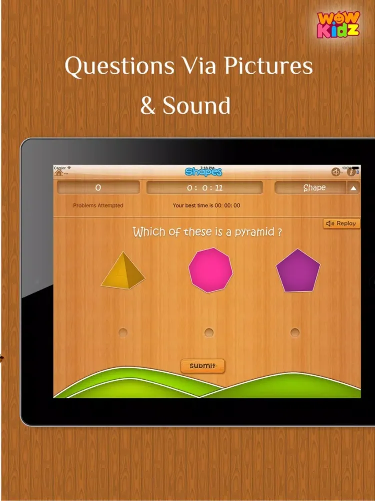 تصاویر Free Kids Learning App – Identify Shapes & Size, Count Numbers and more iPad 