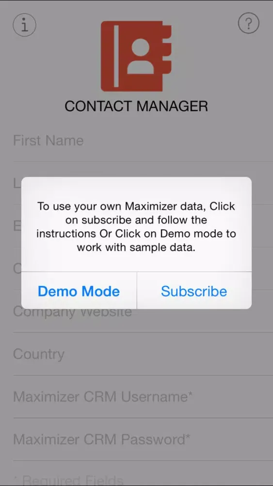 Contact Manager for Maximizer CRM应用截图