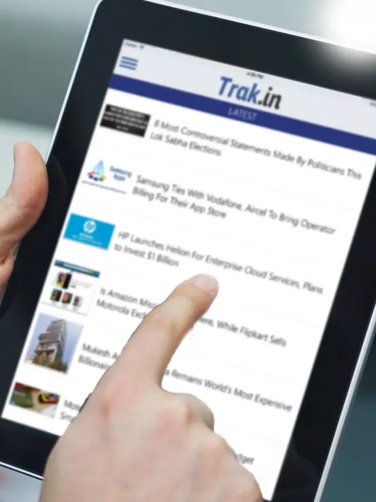 Trak.in - Indias Biz-Tech Buzz iPad  Screenshots