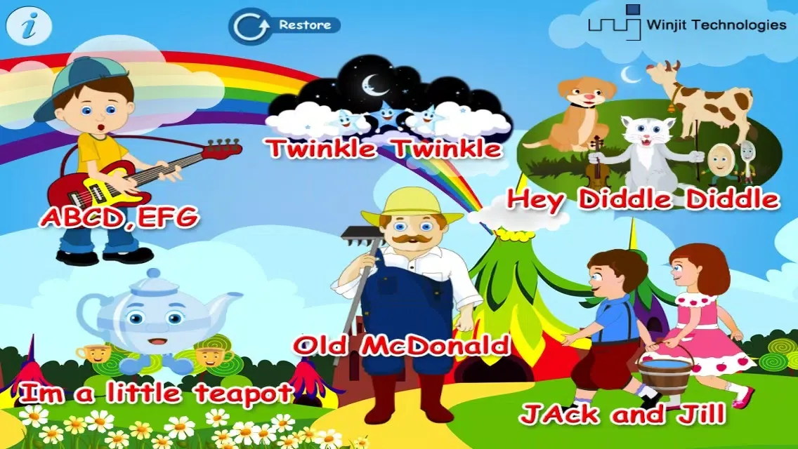 Unforgettable Nursery Rhymes स्क्रीनशॉट