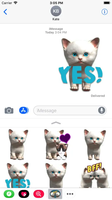 Cat Emoji Sticker Collection स्क्रीनशॉट