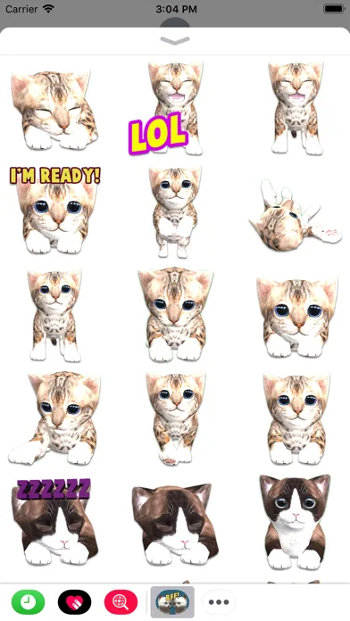 Cat Emoji Sticker Collection स्क्रीनशॉट
