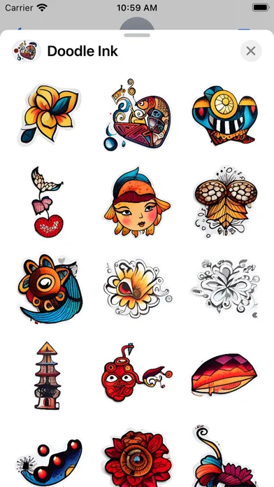 Doodle Ink Stickers应用截图