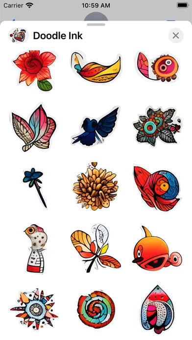 Doodle Ink Stickers应用截图