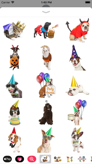 Tangkapan skrin Halloween Pets Sticker Pack